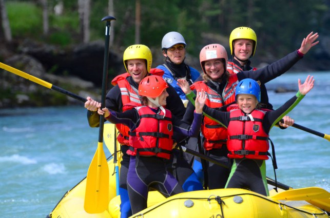 Raftingpakke Familie Raftingpakke Familie